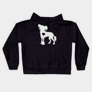 Adore Chinese Crested Dogs Kids Hoodie